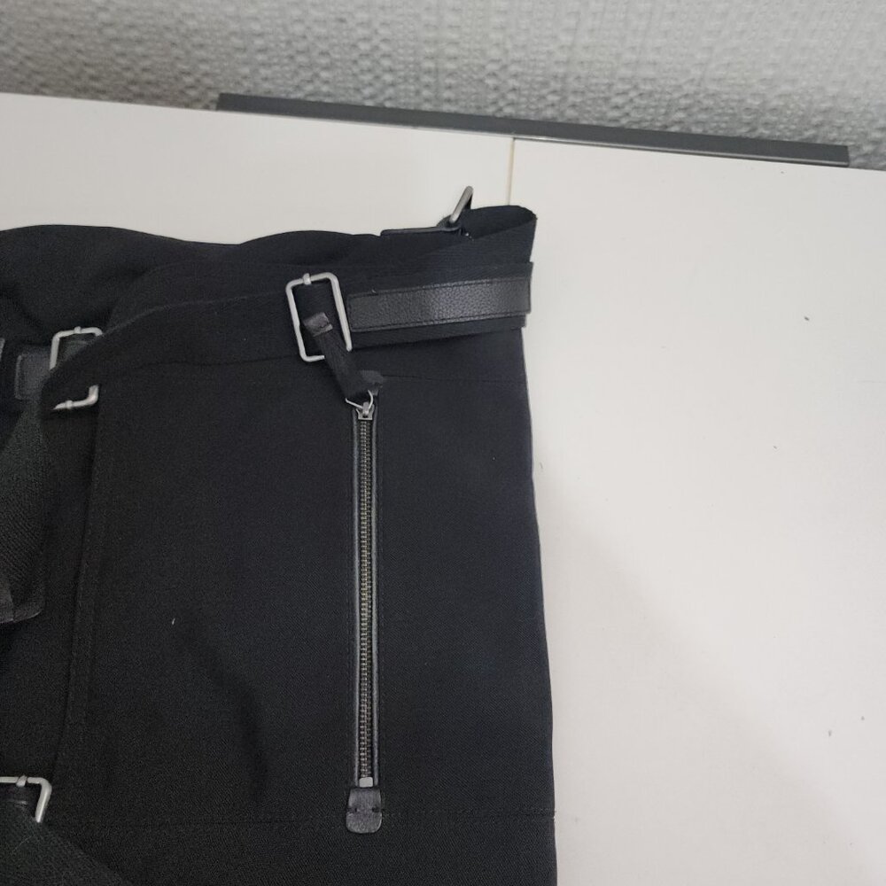 Banana Republic Black Messenger Laptop Bag Adjustable Strap Work Travel - Picture 12 of 13